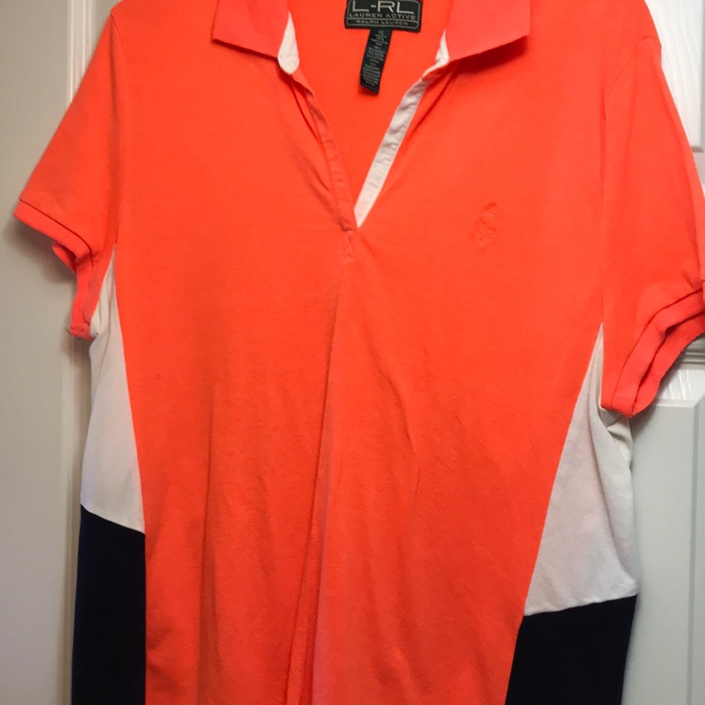 I have (2) Ralph Lauren  active wear shirt.